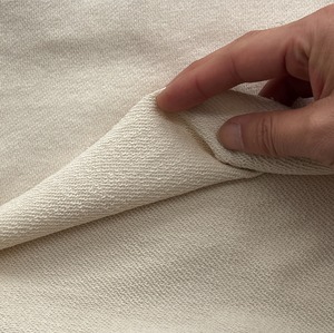 ★TB918◆2m◆ラスト1点!◆綿100%裏毛ニット生地◆ライトベージュ系