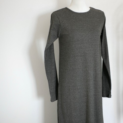 シンプルリブワンピース　全３色