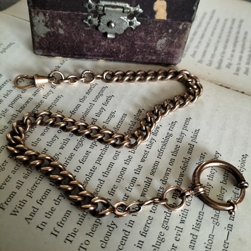 Antique French Pocket Watch Chain by FIX