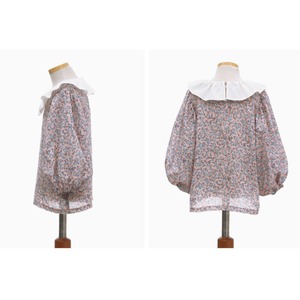 【予約販売】フリルカラーブラウス（長袖）｜90〜150サイズ｜商用利用OK