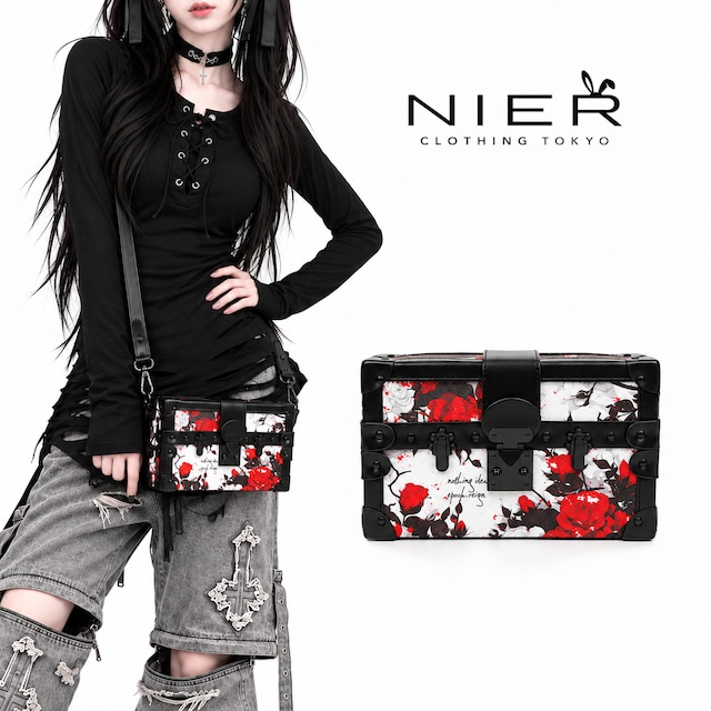 高品質BOX SHOULDER BAG【-RED ROSE-】