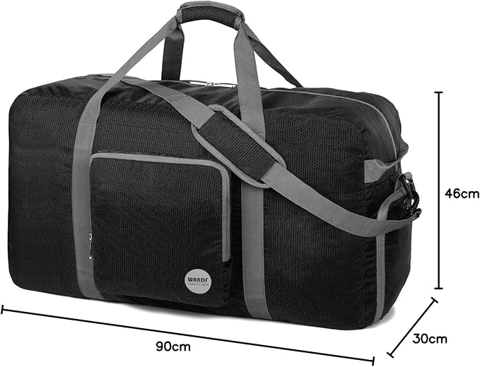 WANDF 折りたたみバッグ ボストンバッグ スポーツバッグ 40L 60L 80L