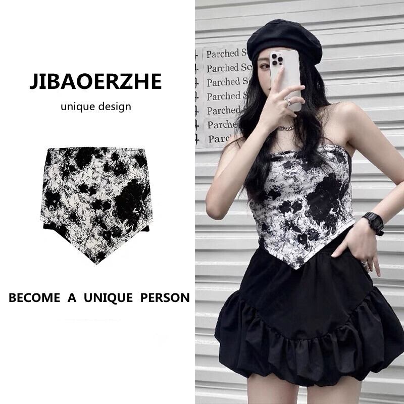 スタイルサマーレッドショートトップス 夏物 ケッペル88183375171