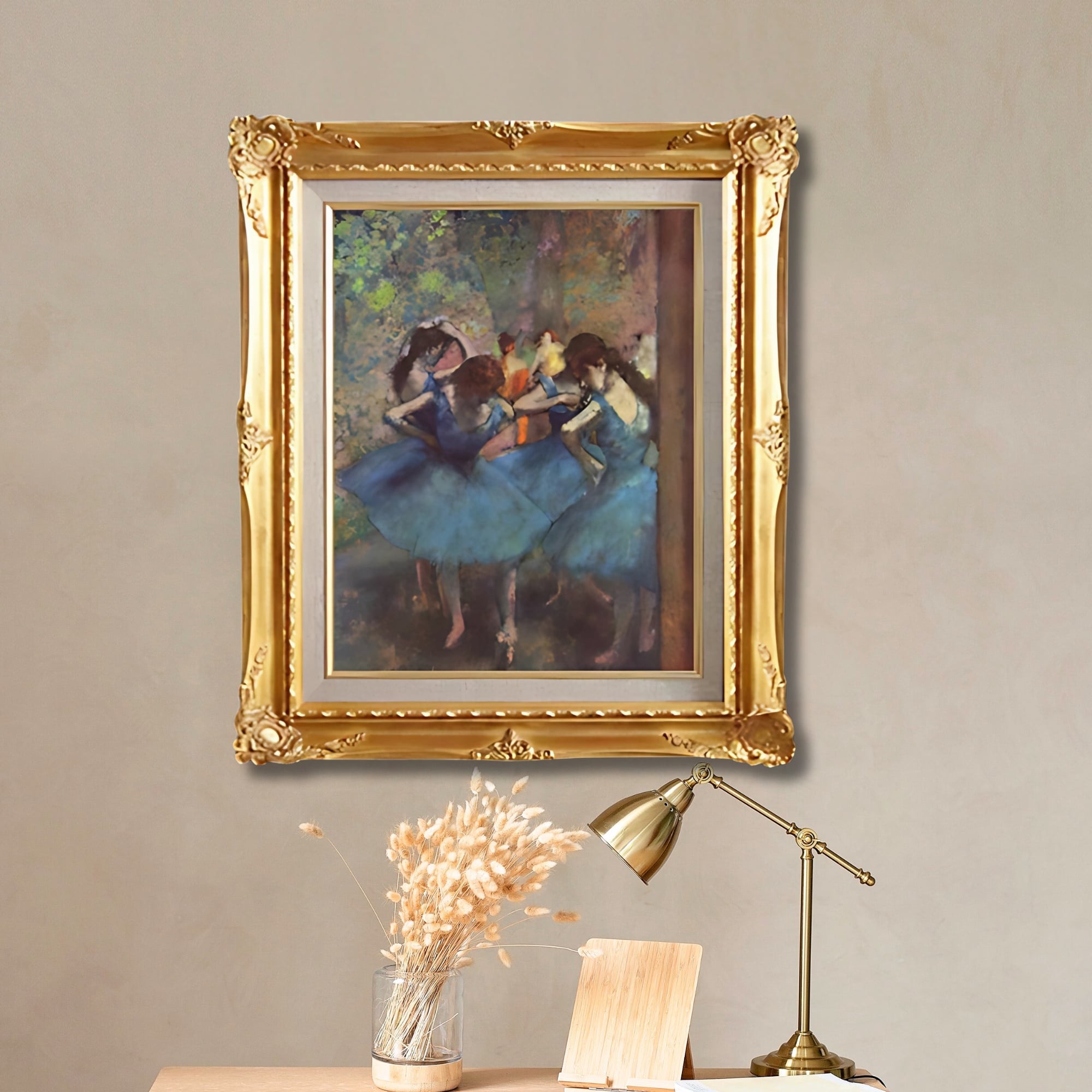 複製画 送料無料 絵画 油彩画 油絵 模写エドガー・ドガ「髪を梳く女」F30(91.0×72.7cm)プレゼント 贈り物 名画 オーダーメイド 額付き 直筆 手描き 油絵 模写 複製画 エドガー・ドガ「髪を梳く女」 F12(60.6×50.0