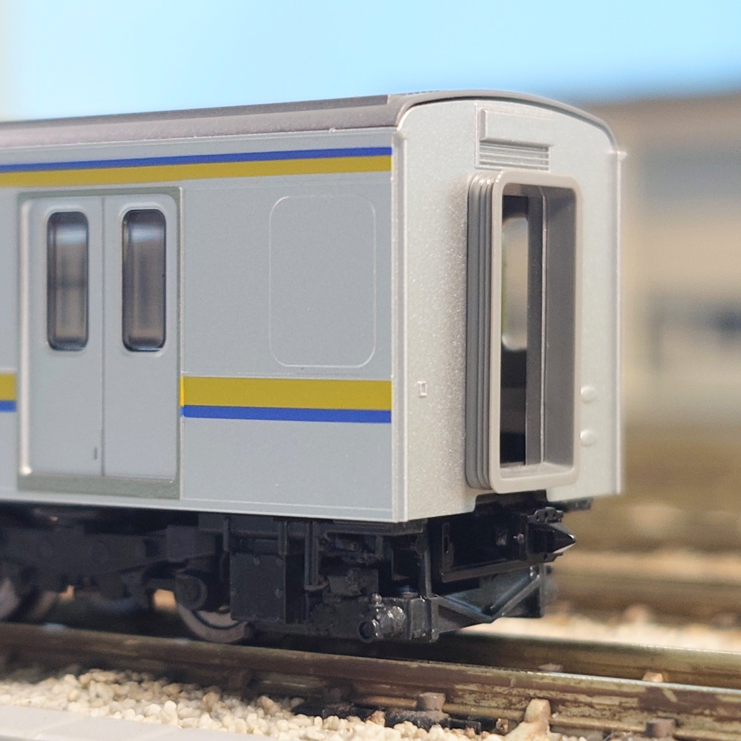 TOMIX 209系2100番台(房総色)」用トイレタンク、車端部床下機器6両分