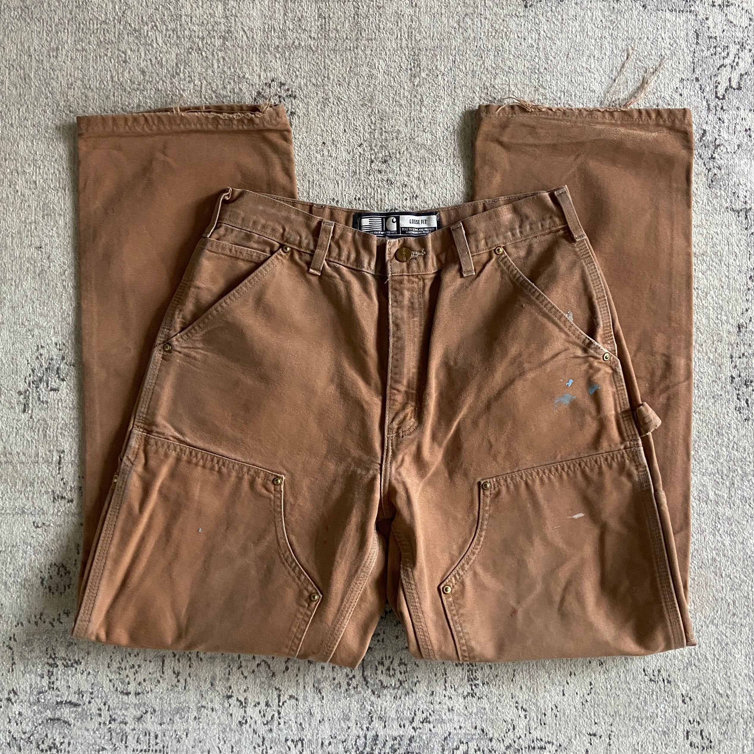 CARHARTT Double Knee Painter Pants W32L32 Made in USA F689