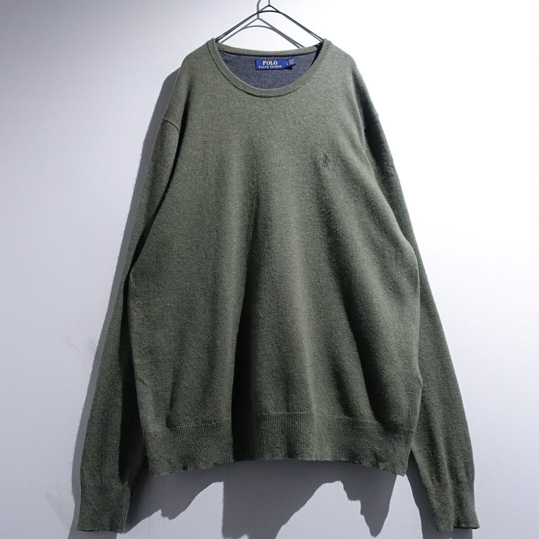 "Ralph Lauren" Green Merino Wool Knit