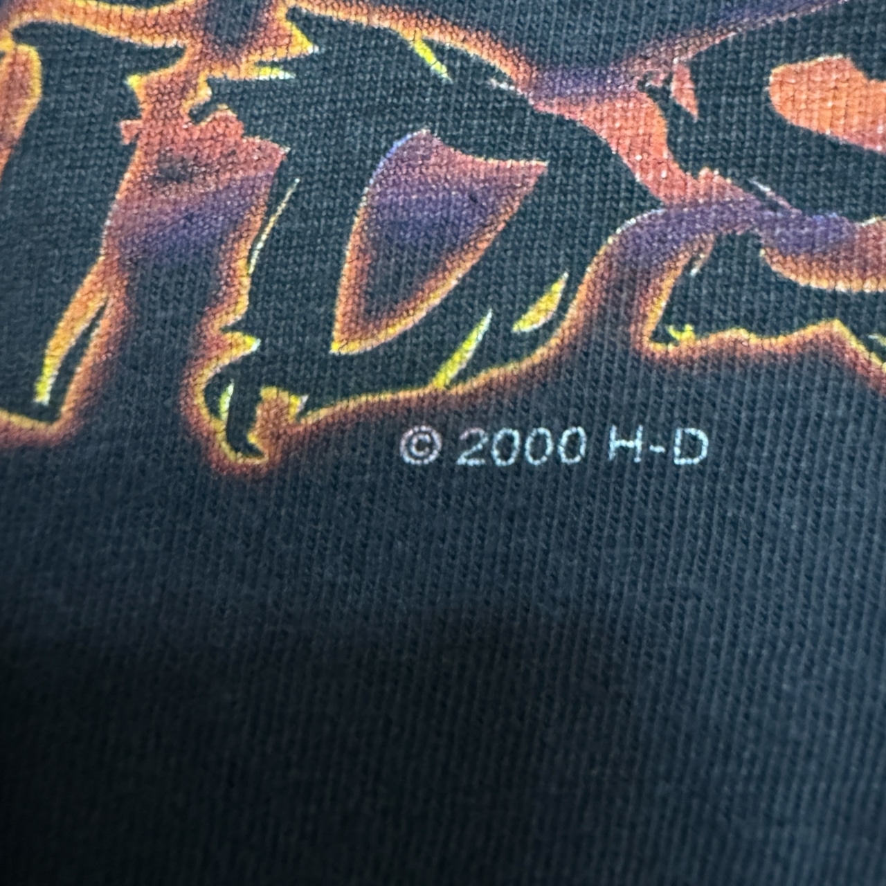 【HARLEY-DAVIDSON】ハーレーダビッドソン 2000コピーライト Tシャツ