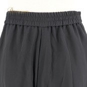 社交ダンス 衣装 ズボン ブラック系 チャコット Chacott 黒 ボトムス パンツ 無地 シンプル 透け感 ひらひら 上品 レッスン 練習 かわいい ダンス衣装 キュロット