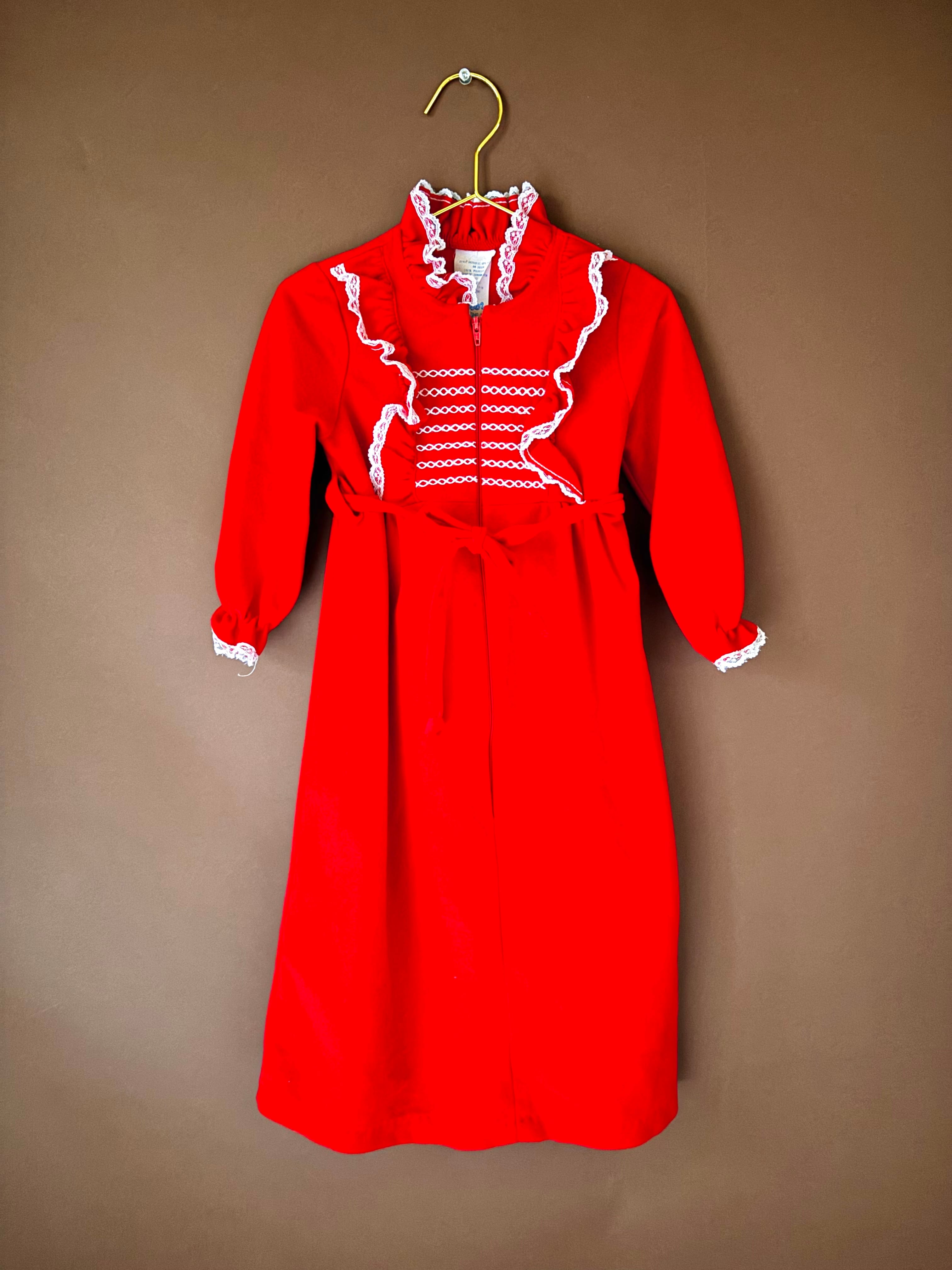 【KIDS vintage】lace nightgown dress. about 3y