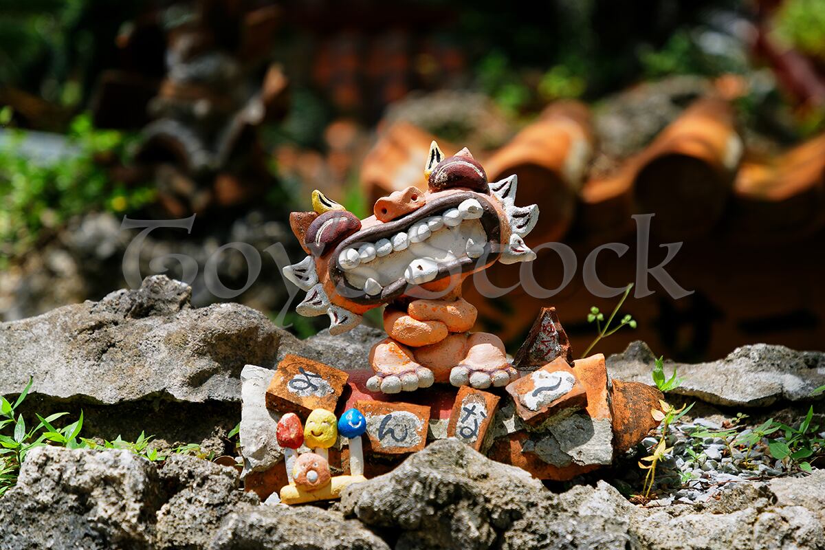 シーサー　守神 プレゼント 沖縄 お土産 シーサー 守り神 楽天シーサー : 琉球ガラス