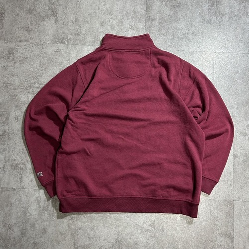 00s Russell Half-zip 無地 レッド L 詳細写真2