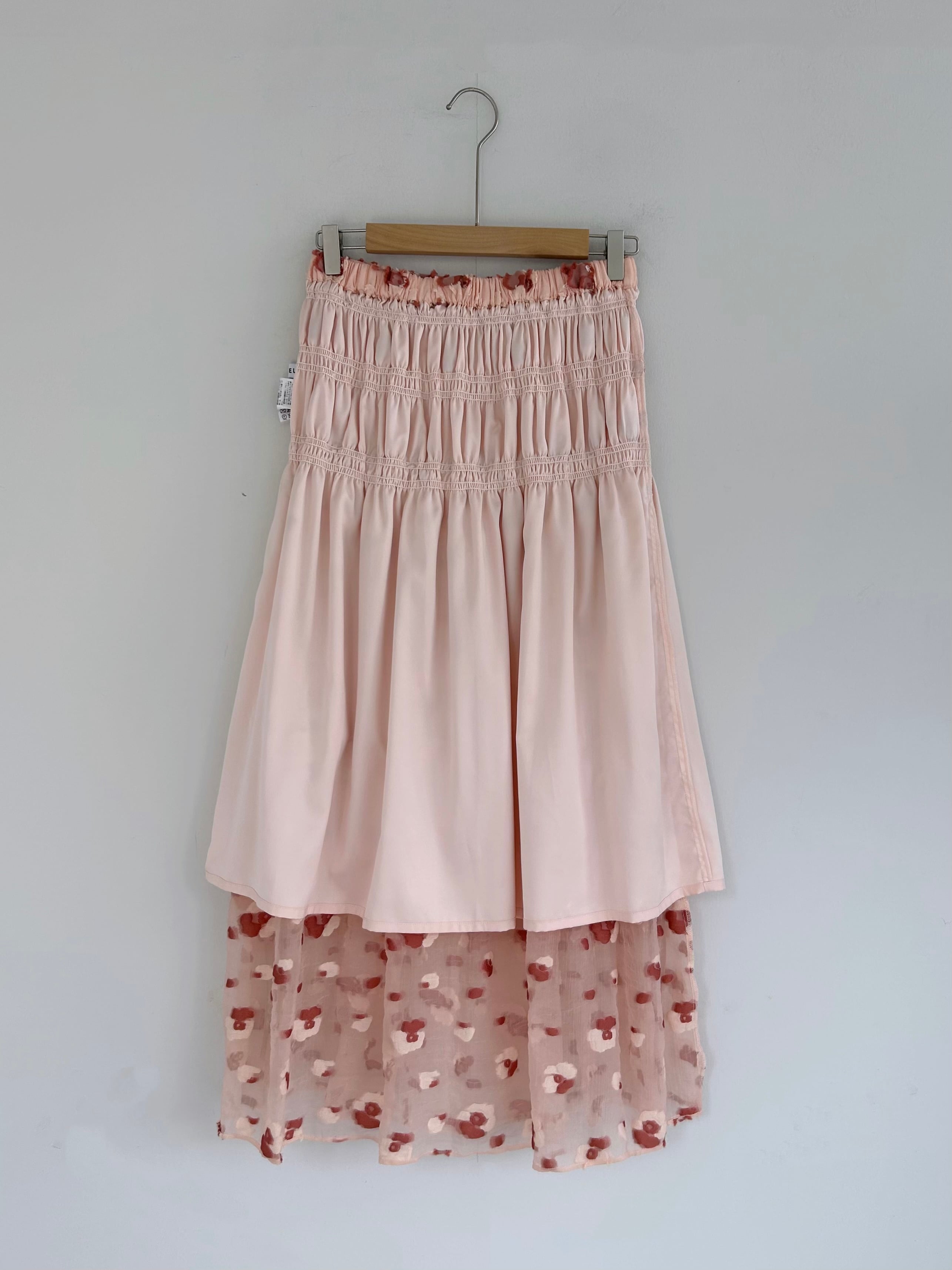 コエル（COEL）/カットジャガードシャーリングスカート COEL カットジャガードシャーリングスカート | KOKO