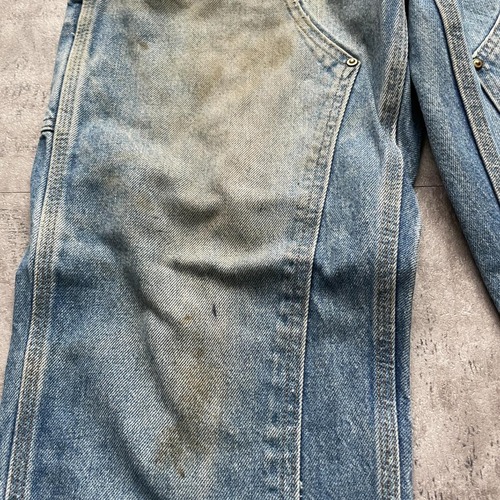 10s メキシコ製 デニム ダブルニー Carhartt W 32 L 31 詳細写真12