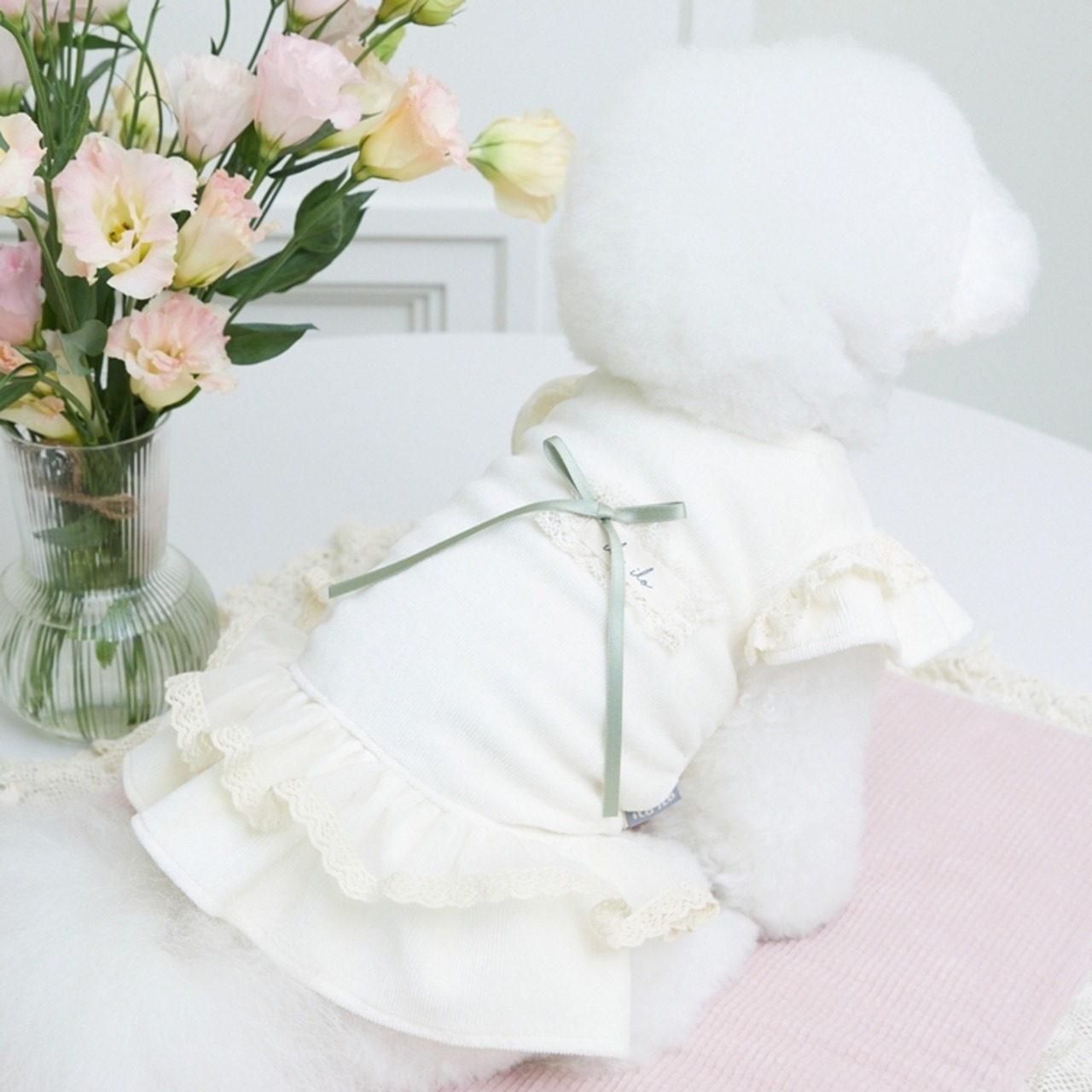 即納　【iloilo】Audrey onepiece (cream)