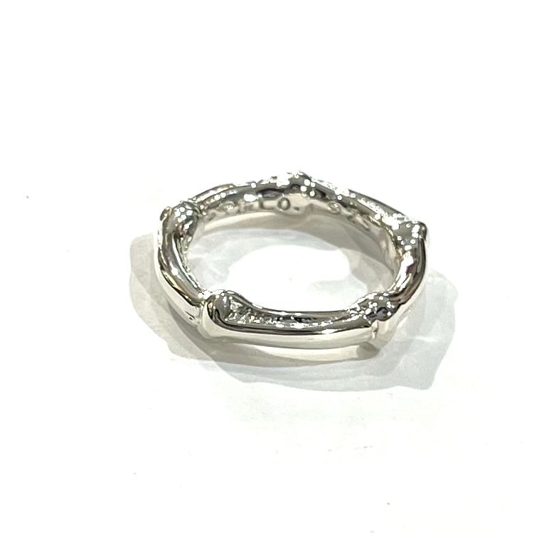 TIFFANY&CO.】2316 TIFFANY &CO バンブーリング 11-12号／シルバー925