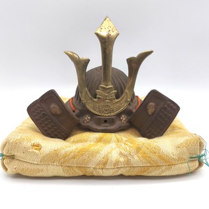 出世兜・鋳物・縁起物・端午の節句・No.260312-41・梱包サイズ80