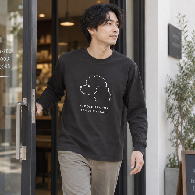 POODLE PROFILE|長袖Tシャツ