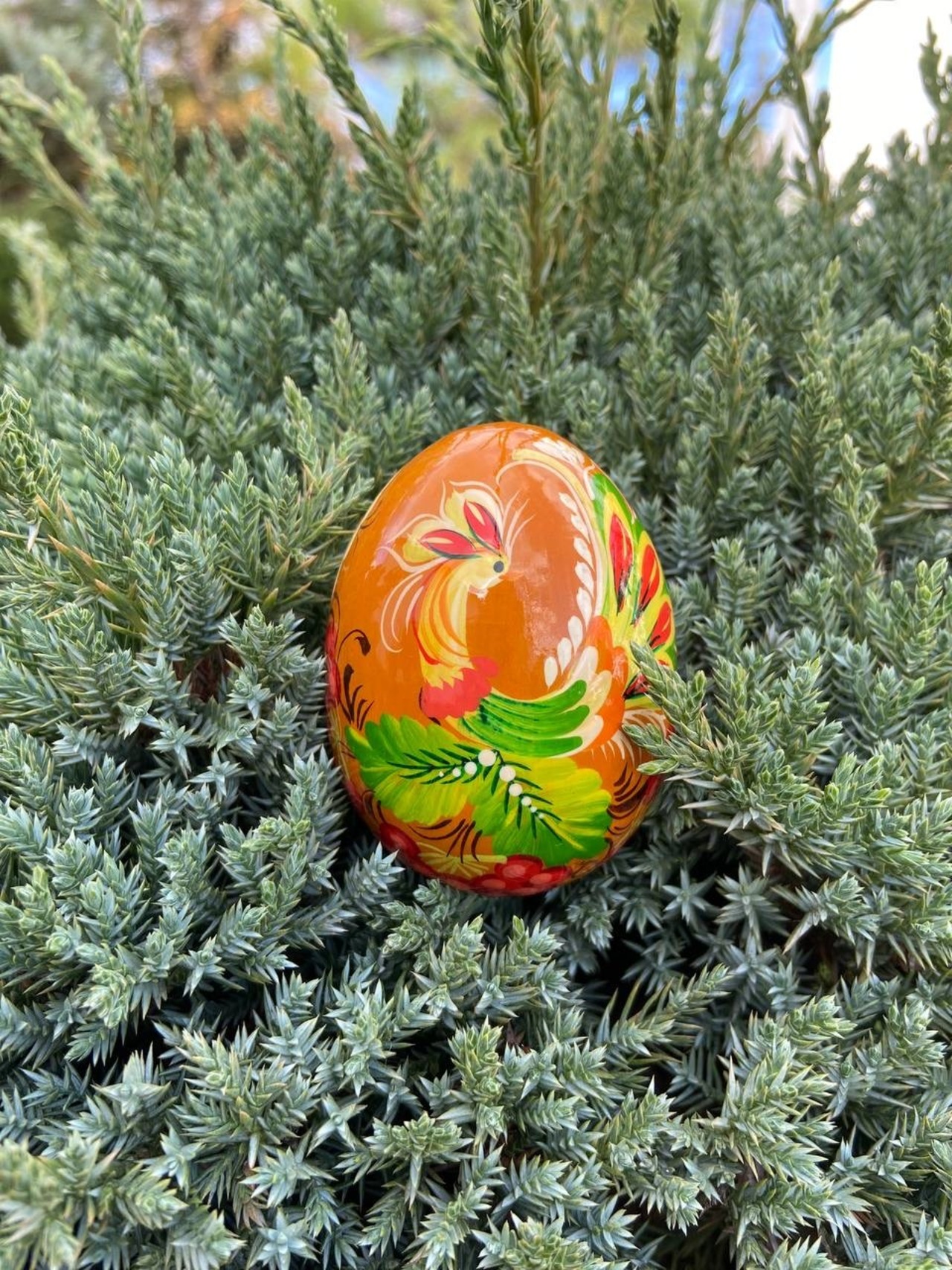 ペトリキウカ塗りのイースター・エッグ　ホメンコ作 - 9