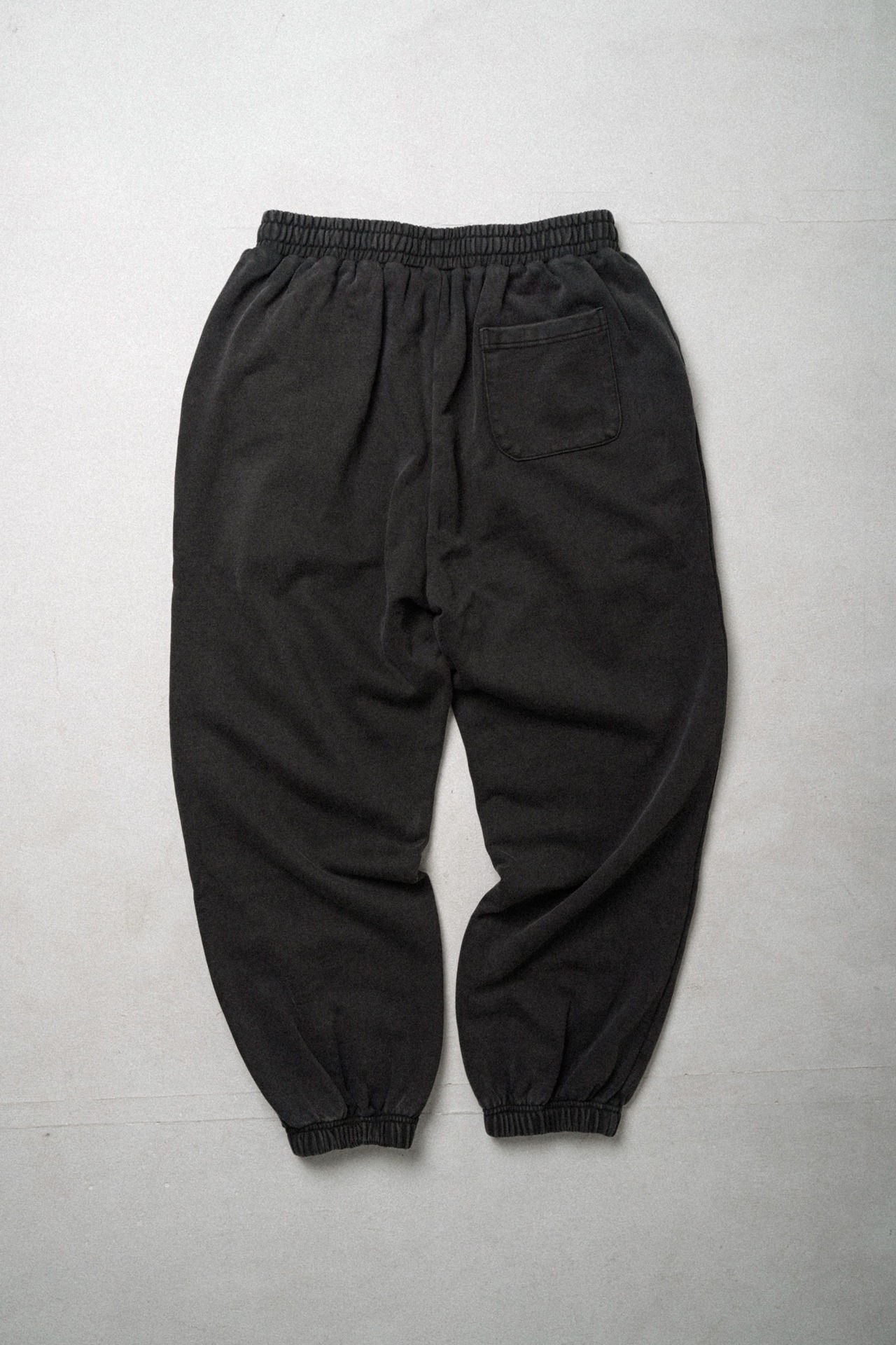 ヴィンテージスウェットロングパンツ　ブラック2