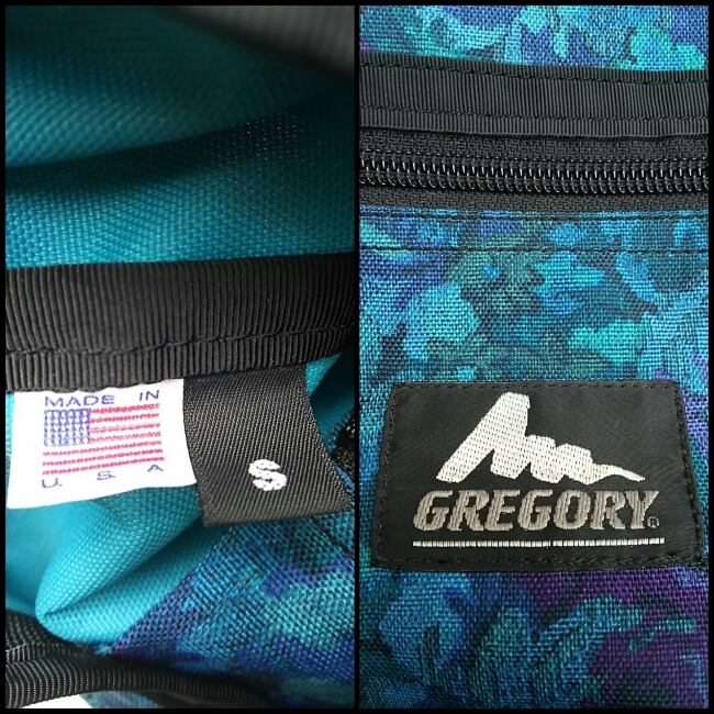 グレゴリー GREGORY旧青タグmade in USA 花柄