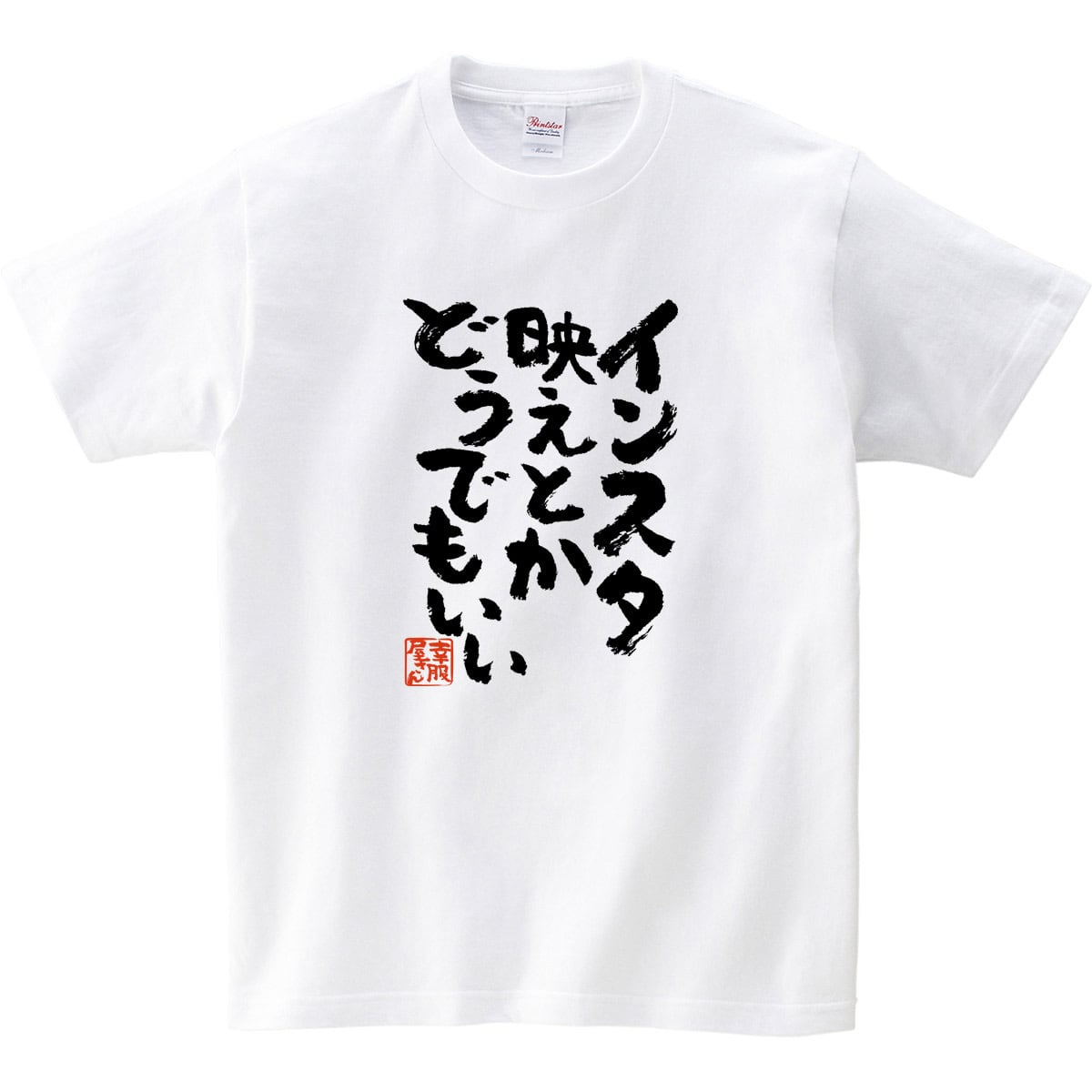 インスタ映えとかどうでもいい ka300-13 おもしろtシャツ 漢字 文字 メッセージTシャツ