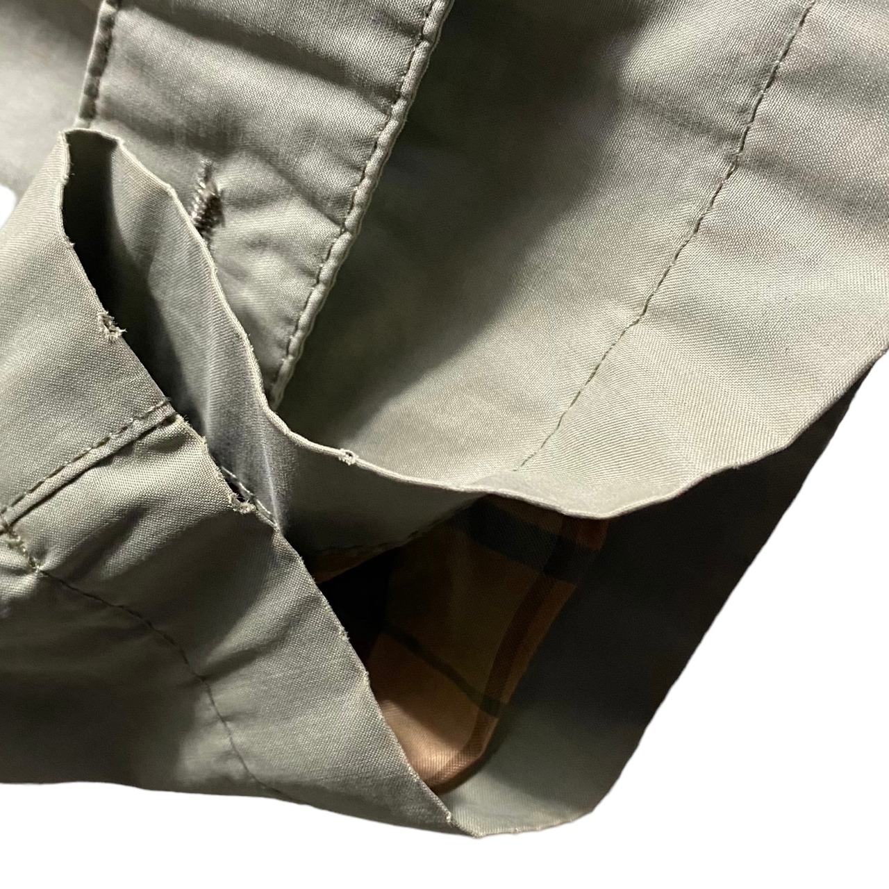 vintage GIORGIO ARMANI cotton balmacaan coat