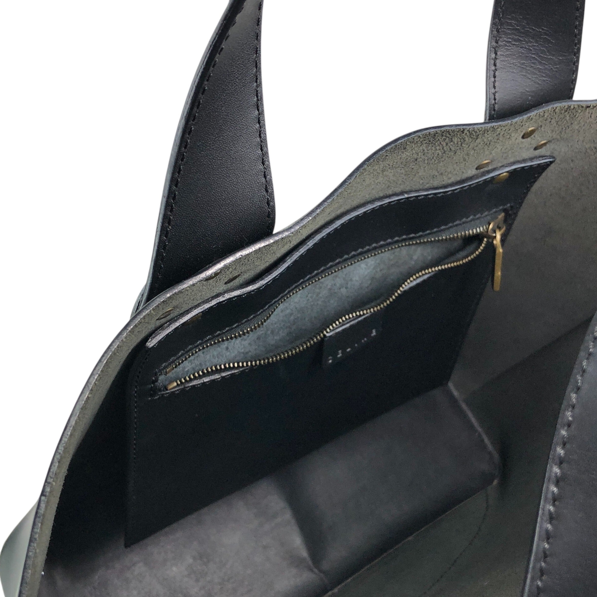 CELINE セリーヌ ハンドバッグ ブラック ブラゾン スタッズ レザー
