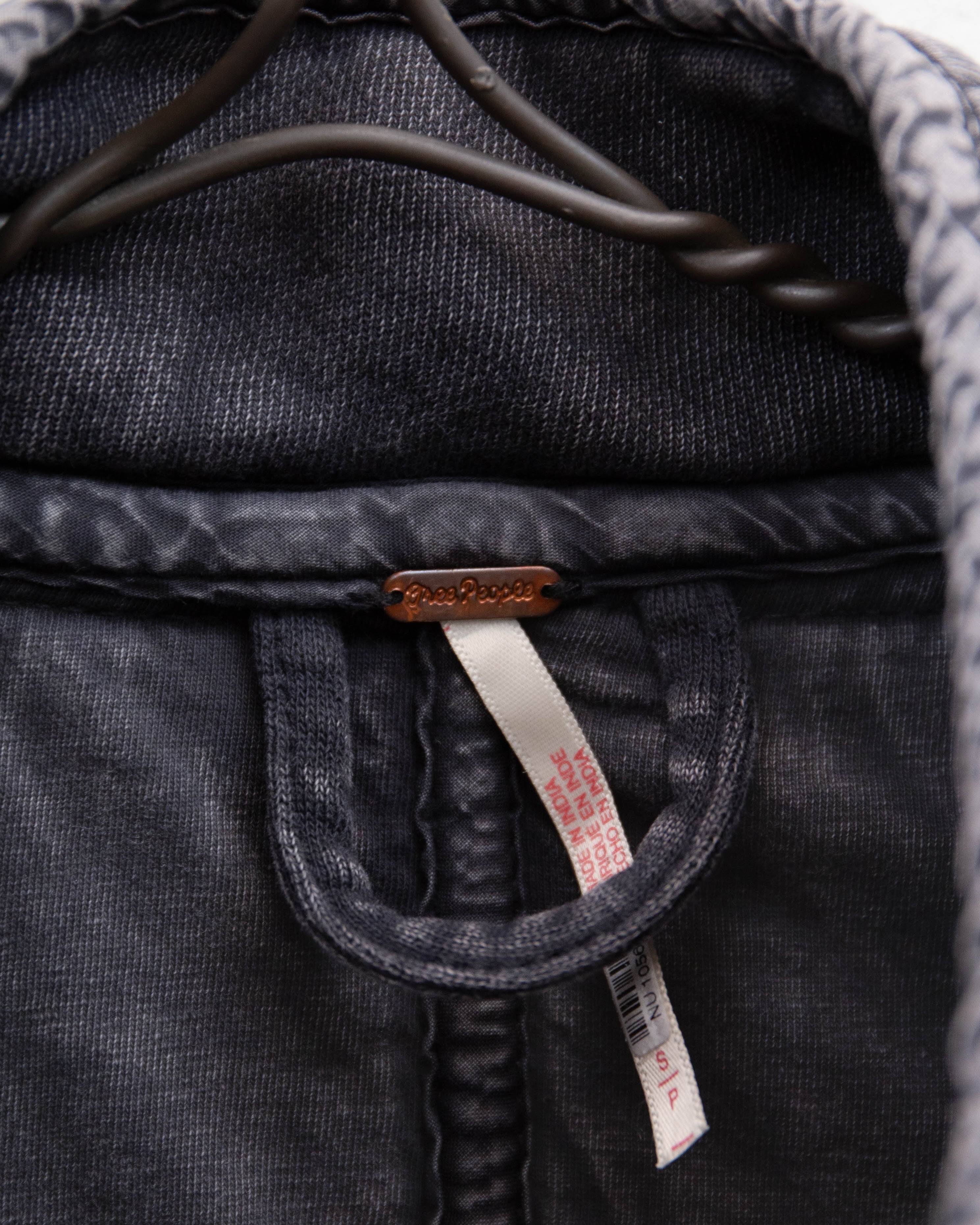 2000 quilting zip-up wide jacket | LUIK FINN
