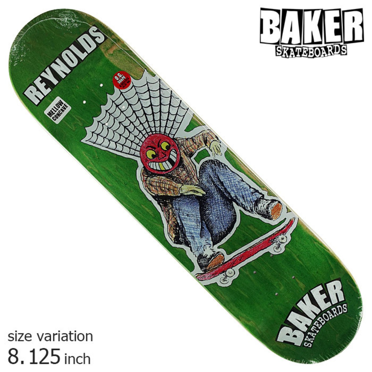 BAKER REYNOLDS JOLLYMAN LIVES 8.125 inch ベイカー ベーカー デッキ スケートボード スケボー 板