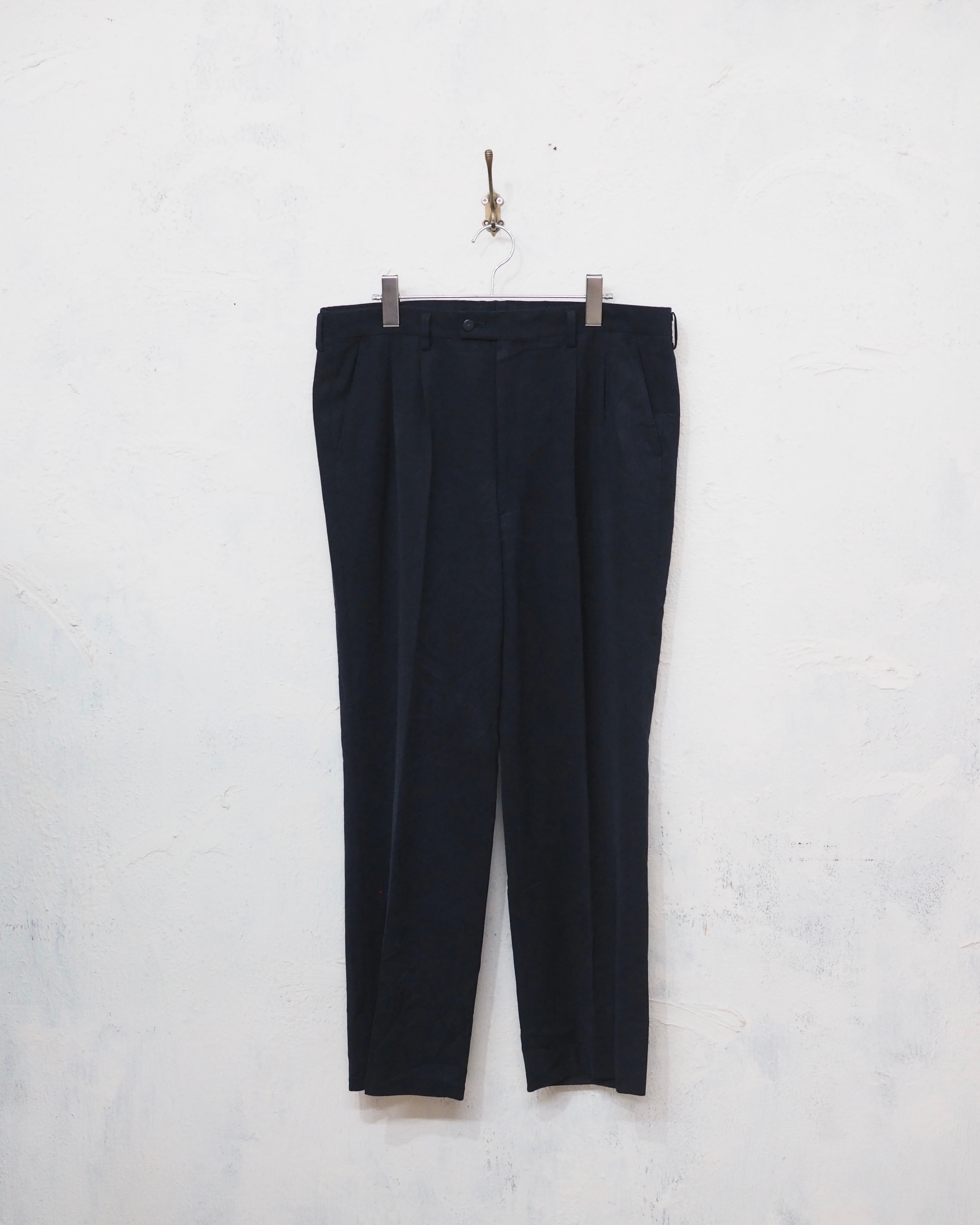 BALENCIAGA poly 2-pleats slacks | PULP VINTAGE ONLINE