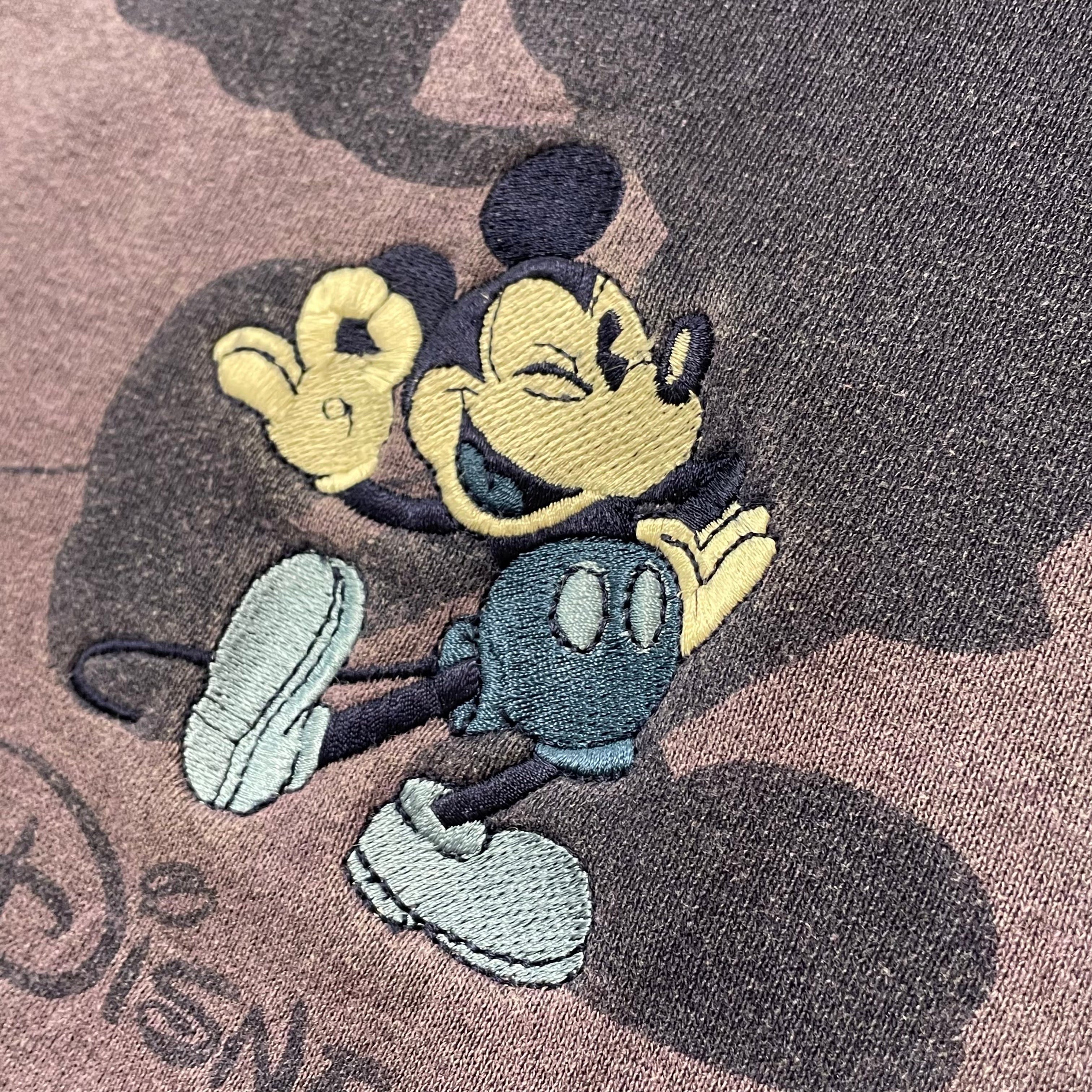 MICKEY ミッキーマウス スウェット 刺繍ロゴ vintage 90s