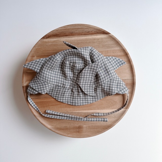 SHARK BASIL GINGHAM タイプ：Hat / ツバ：Straight / 耳：Neutral