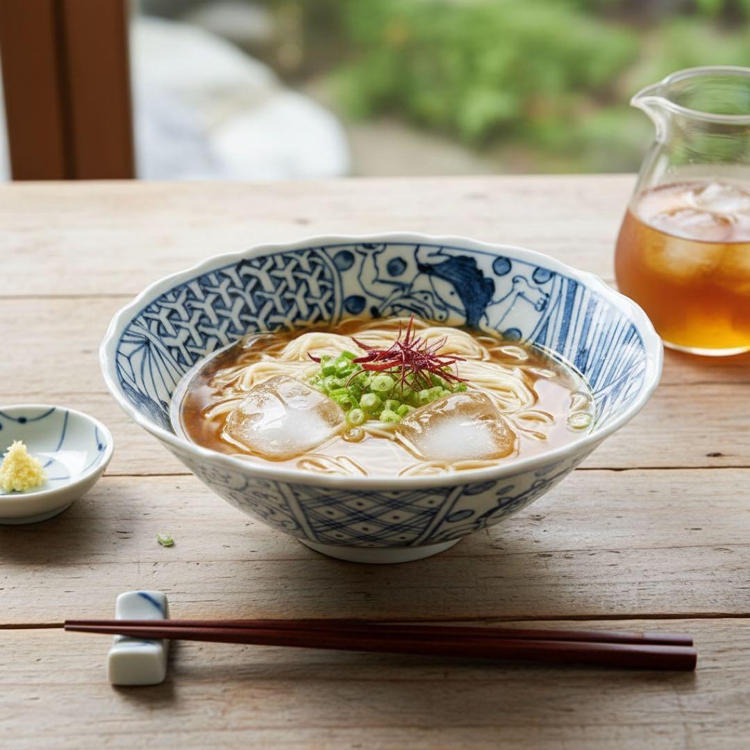 川連漆器 天然木漆器 沈金 唐草牡丹彫蒔絵 蓋付き椀揃5客 ( USED/未