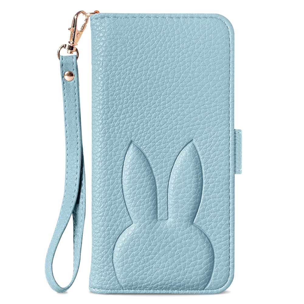 MAGICASE 適応 galaxy a52 5g ケース 手帳型 カードポケット 人気 お洒落 ギャラクシー A52 カバー シンプル 可愛 スタンド機能財布型 おしゃれ レディース 女性 贈り物 ストラップ付き 高級PUレザー ギャラクシー ケース 上質な手触り男女兼用(Galaxy A52/SC-53B),ブルー