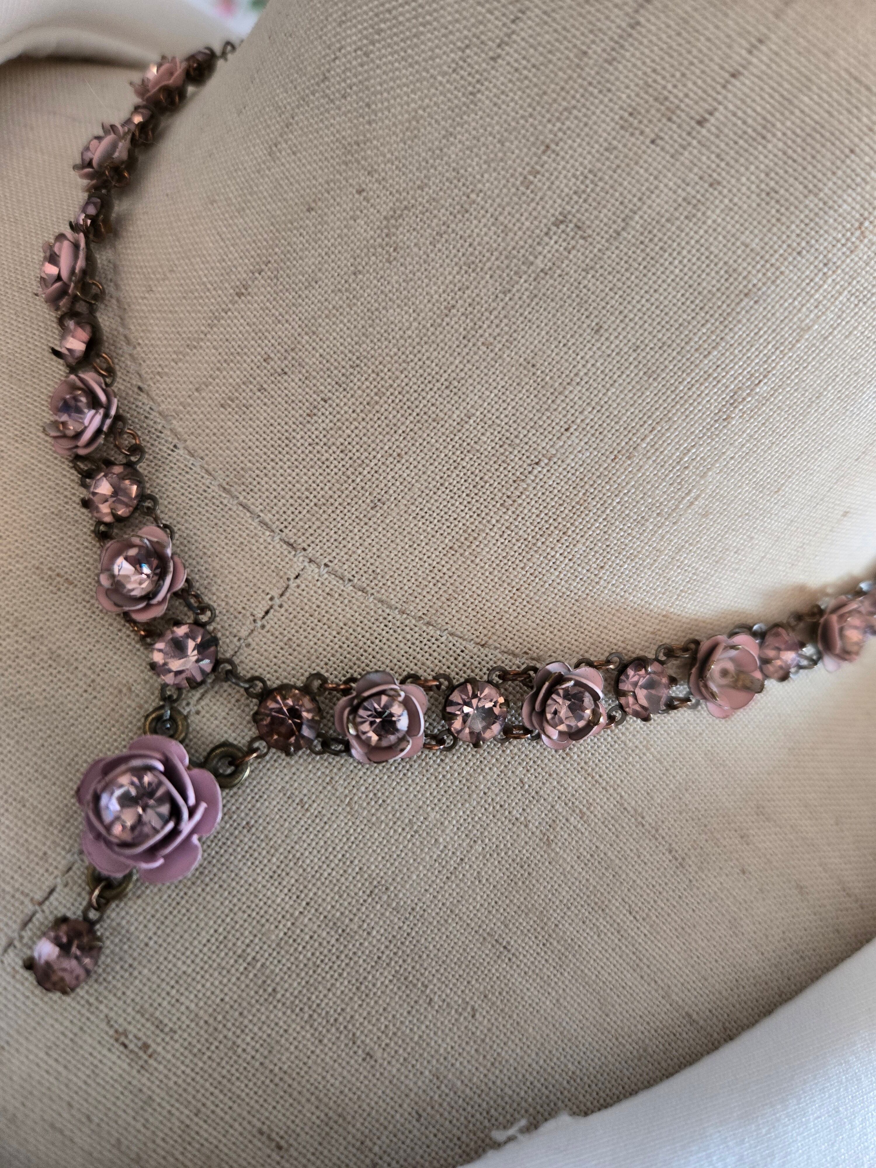 VINTAGE/ミハエルネグリンROSE.BIJOU ネックレス | La_Boutique de 