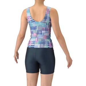 アリーナフィットネスセパレーツ水着[レディース]AS5FWF55L Uバック ミドルレッグ 差し込みパッド