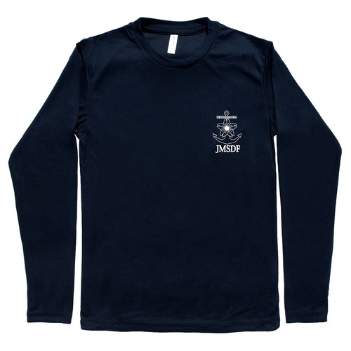 自衛隊グッズ 海上自衛隊 自衛官がつくったTシャツ 長袖 ネイビー 「燦吉 さんきち SANKICHI」
