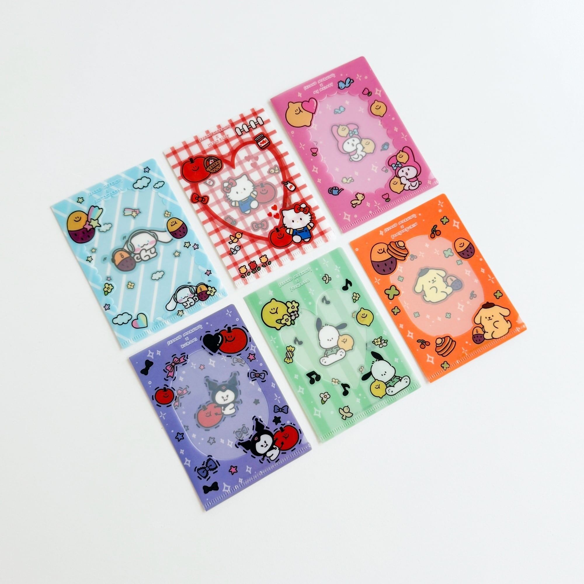 second morning × sanrio characters] フォトカード ホルダー セット