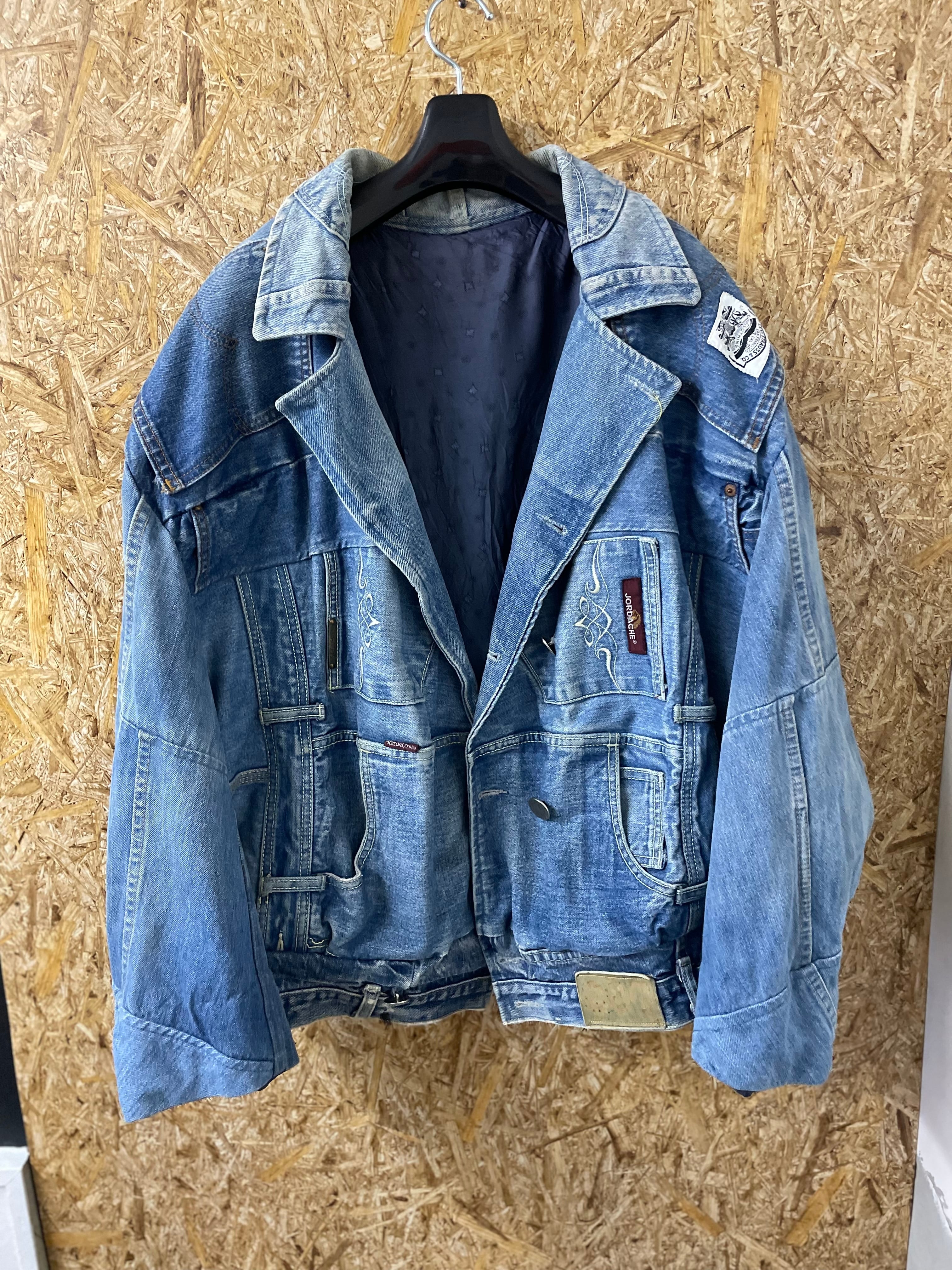 屋購入　GUESS リメイク　デニム　ジャケット