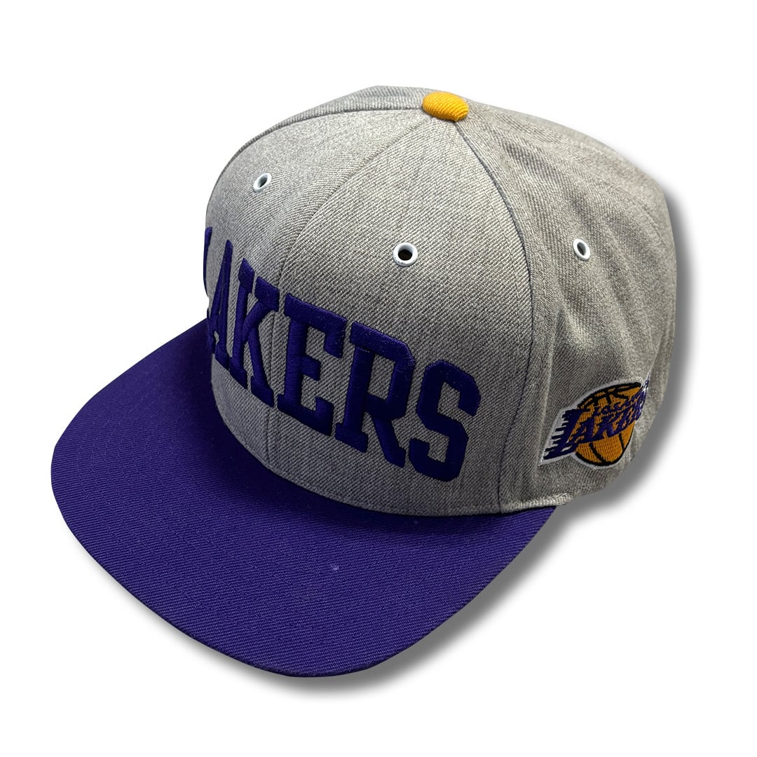 Los Angeles Lakers Logo Embroidered Cap. Mitchell & Ness