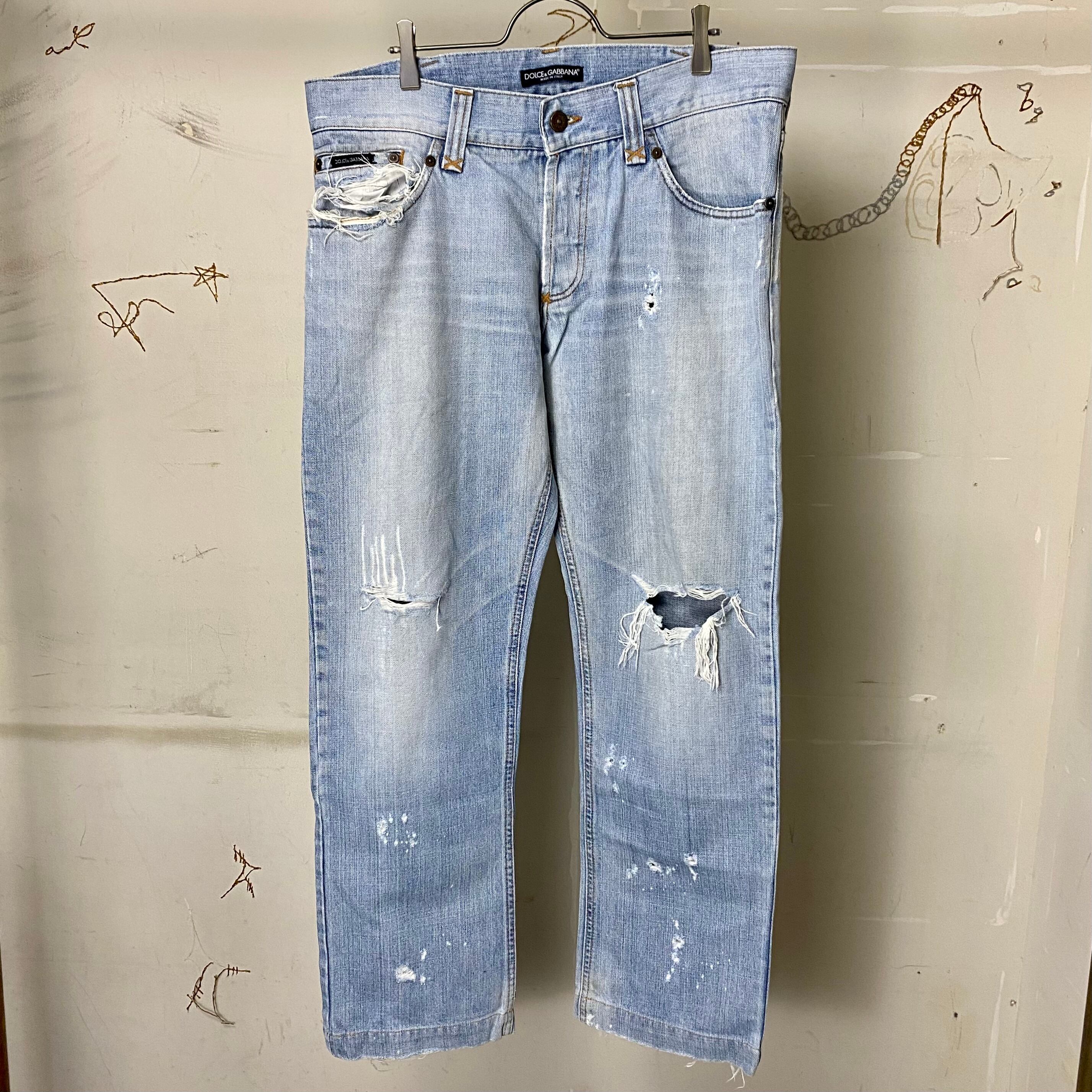 DOLCE&GABBANA crush denim pants “Hollywood COWBOY” | NOIR ONLINE