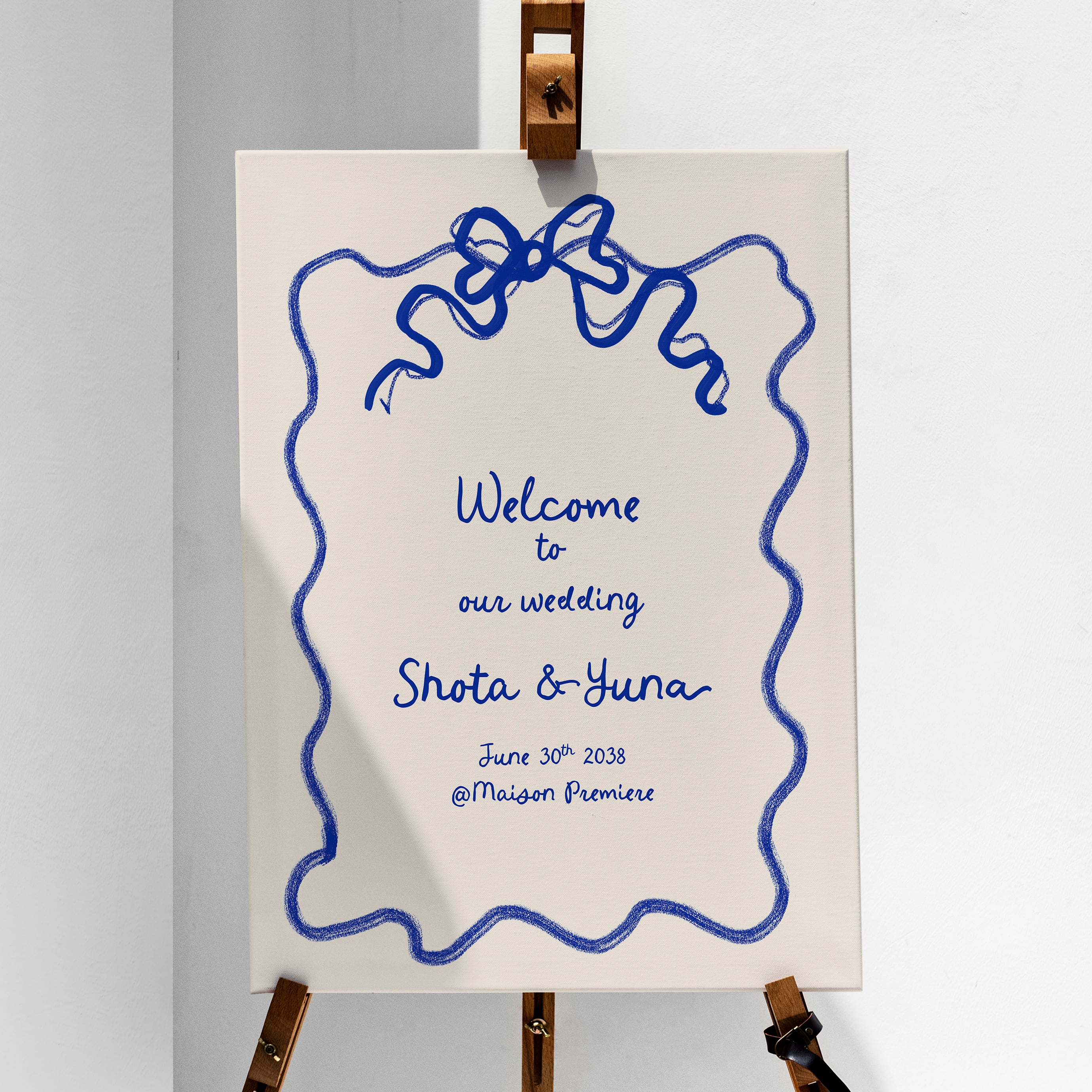 ウェルカムボード【アマルフィー リボン】 | DIY store PBW