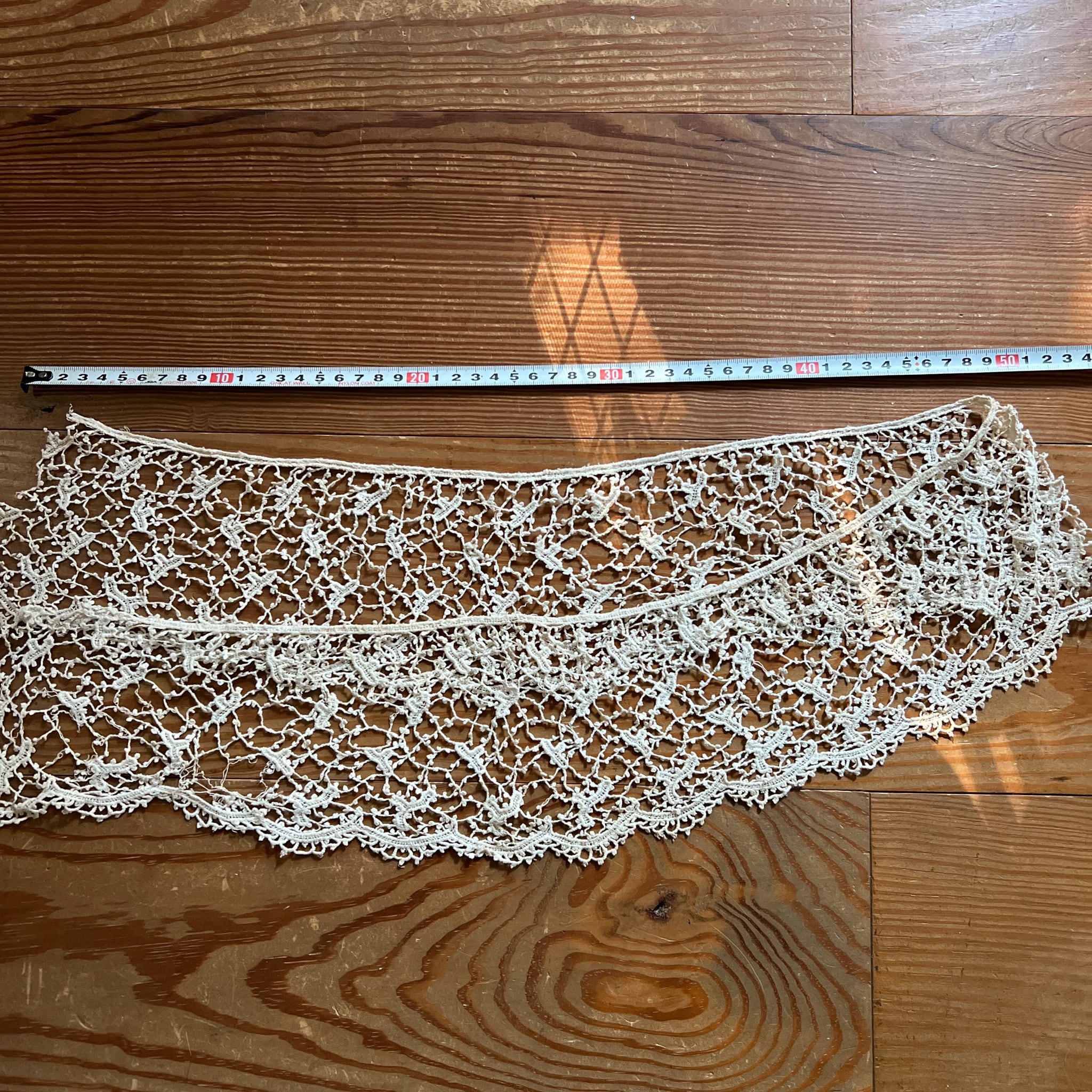 古いレース(A) ハギレ ドイリー フランスアンティーク ヴィンテージ