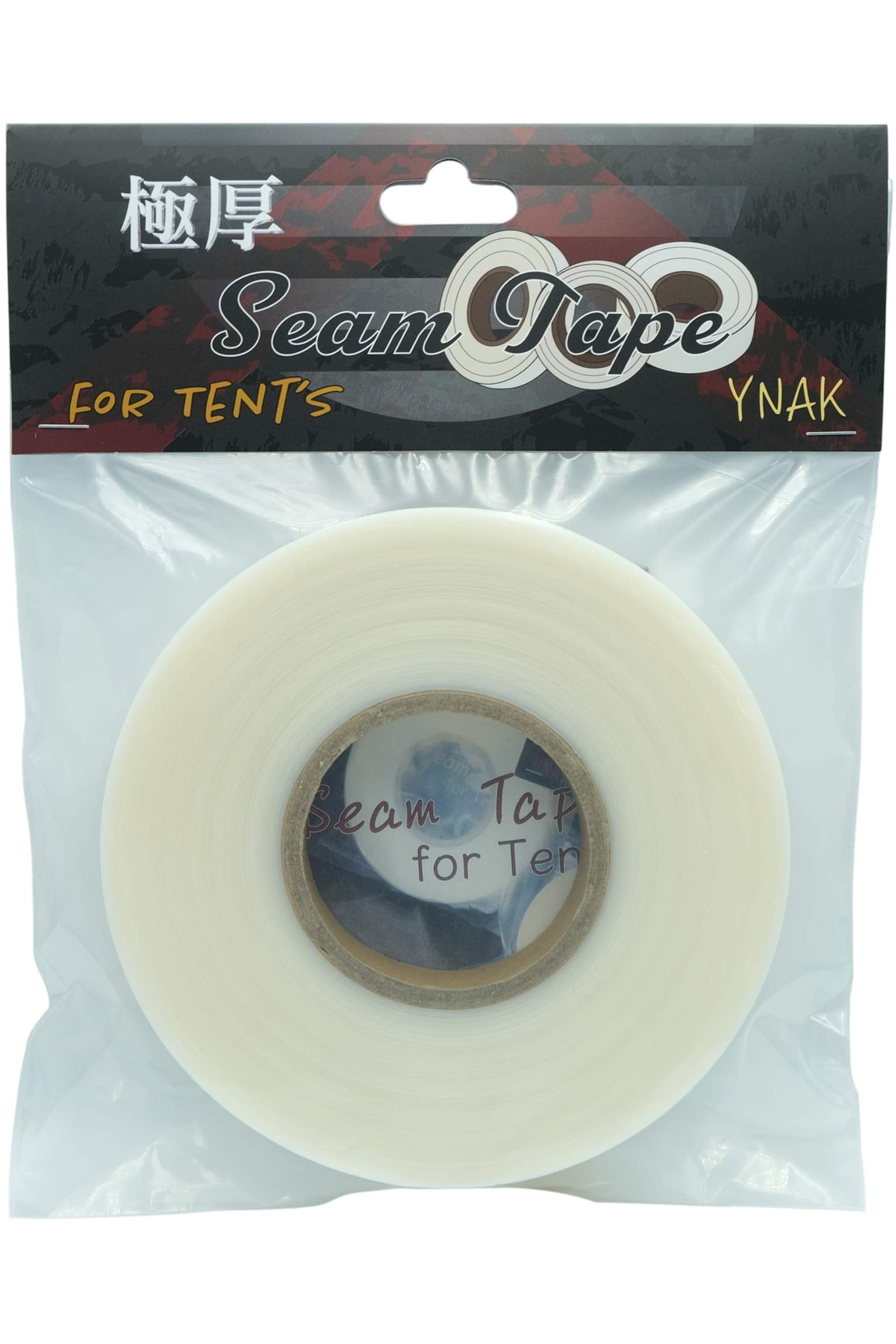 YNAK シームテープ テント ザック タープ シート 補修 リペア 防水 対策 厚地用 極厚0.18mm 半透明 テープ QH018-01 幅20mm×30m or 50m 幅25mm×20m or 40m 幅35mm×20m or 50mm (厚0.18mm,幅20mm×30m)
