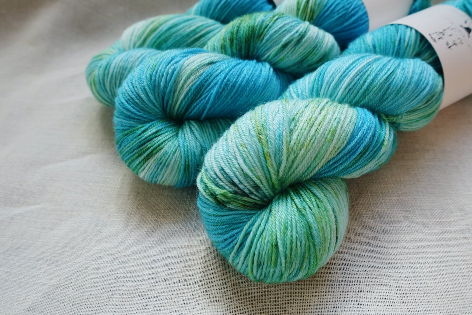 手染め糸★お得セット★№3 手染め糸]Premium Silk+Wool Sock_vintage denim | 手染め毛糸の