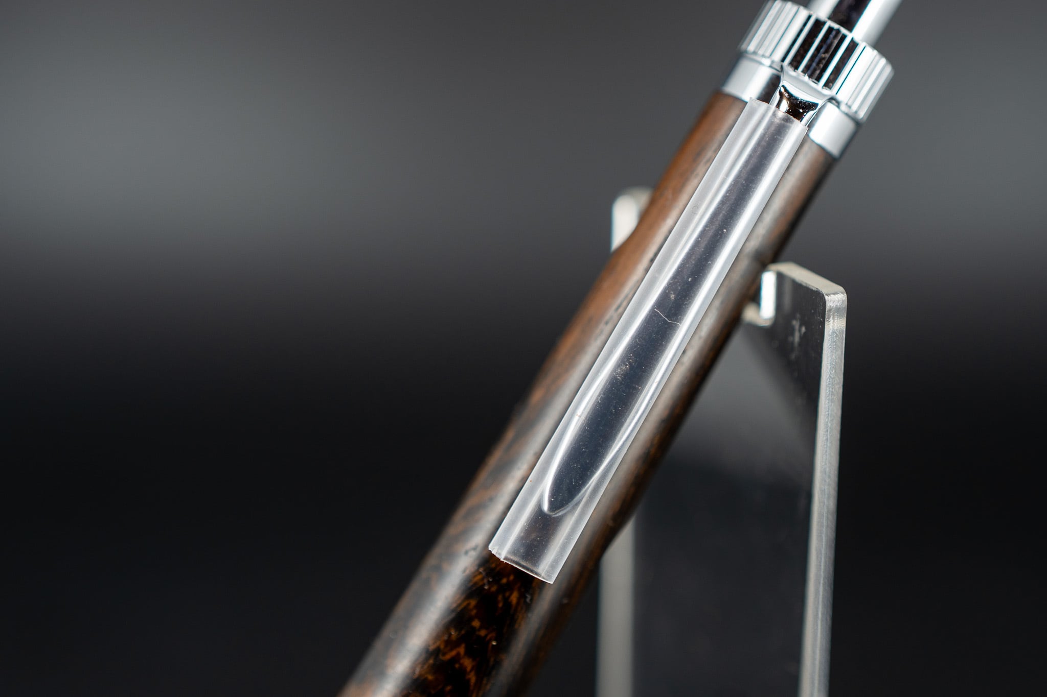 【 熱帯の黒き宝 】 ラオスブラック 拭き漆 silver MP