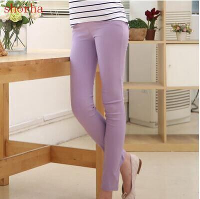 【新作】【送料無料】 秋の綿のマタニティパンツ妊娠中の女性の服のズボン妊娠薄い妊娠中の女性のパンツ コットン オータム 秋物 AL expec42123985880