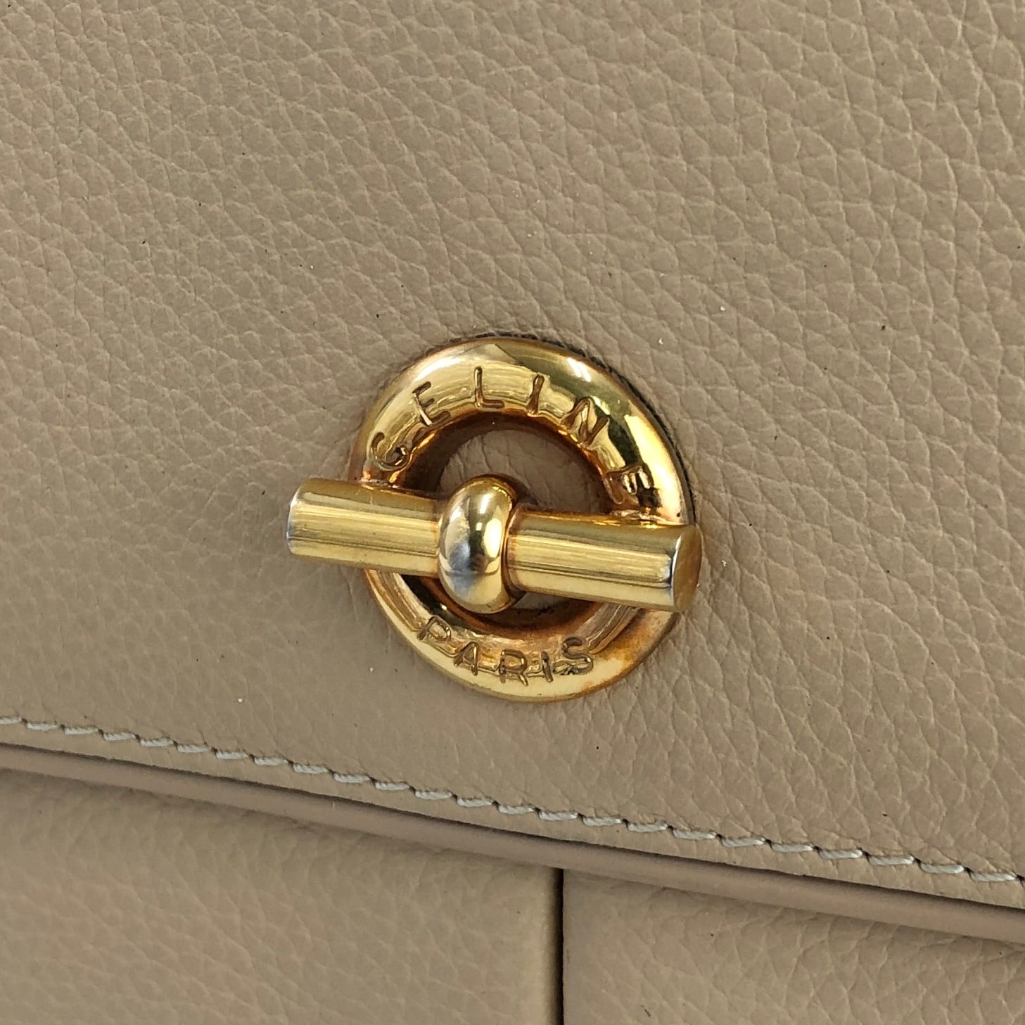 CELINE セリーヌ マンテル ガンチーニ シボレザー フロントポケット