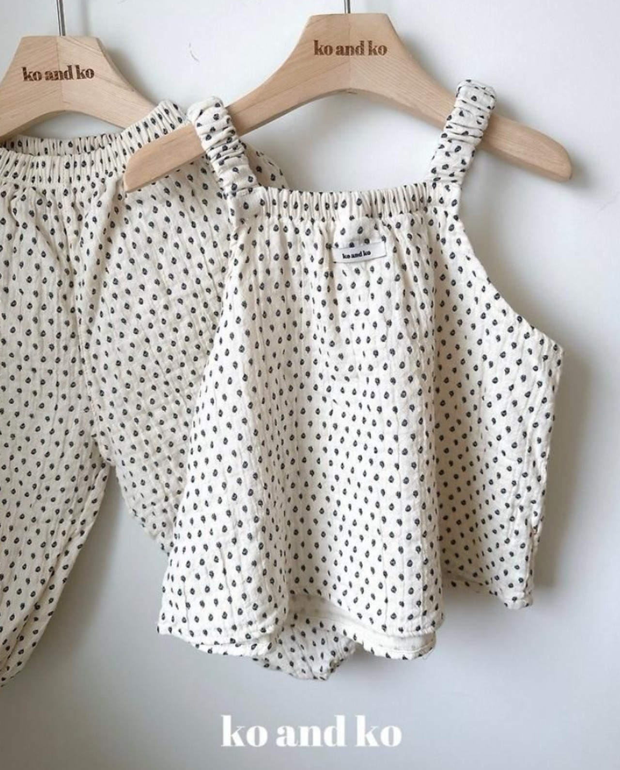 【取寄/韓国直送】Ko and Ko 26/SM オーガニックブルマ（ドット）｜夏服｜韓国子供服